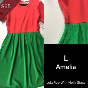 LuLaRoe Amelia dress 🍉has pockets!